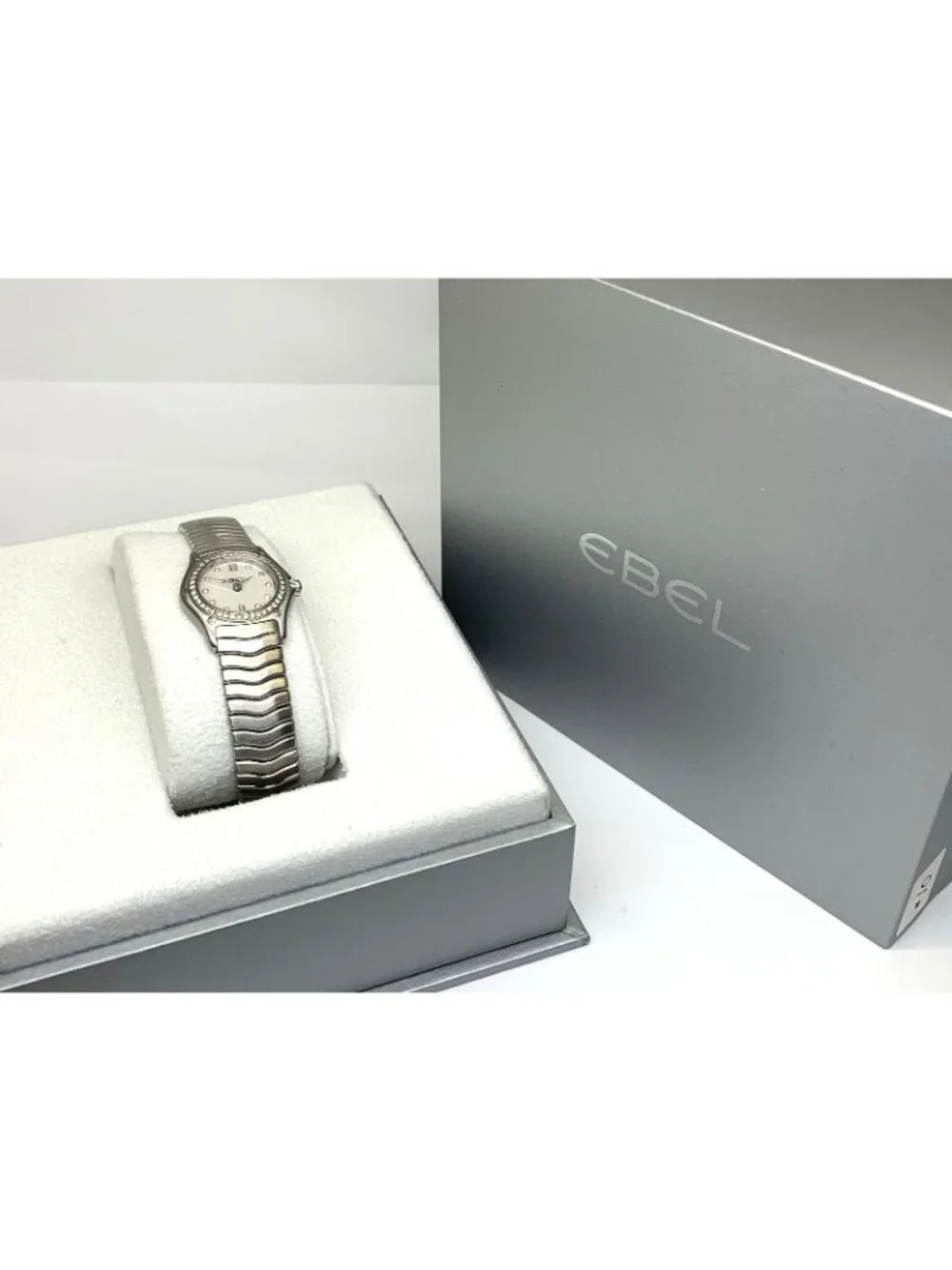 Ebel Women's Watch Swiss Quartz Mother of Pearl Diamond Stainless Steel 22mm